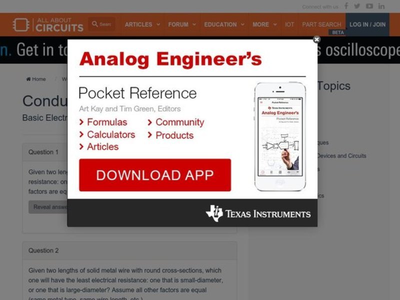 Conductors and Insulators Interactive