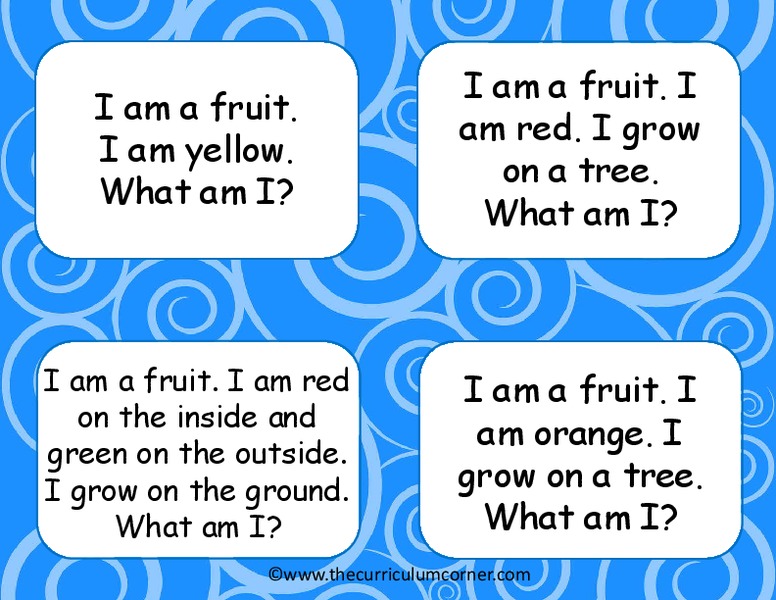 Riddle Cards Printables