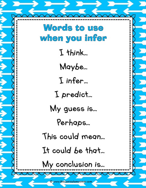 Inferencing Printables