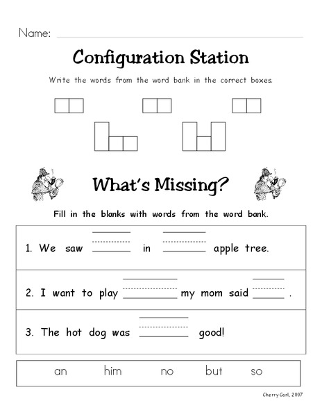 Configuration Station Worksheet