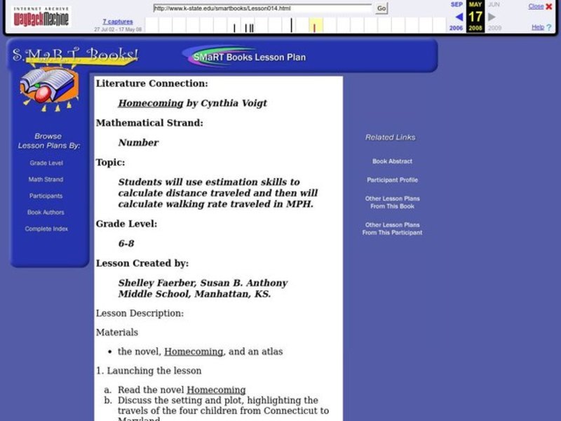 "Homecoming" by Cynthia Voigt Lesson Plan