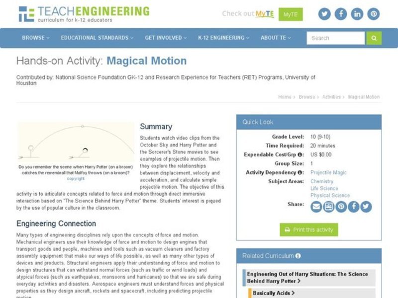 Magical Motion Activity