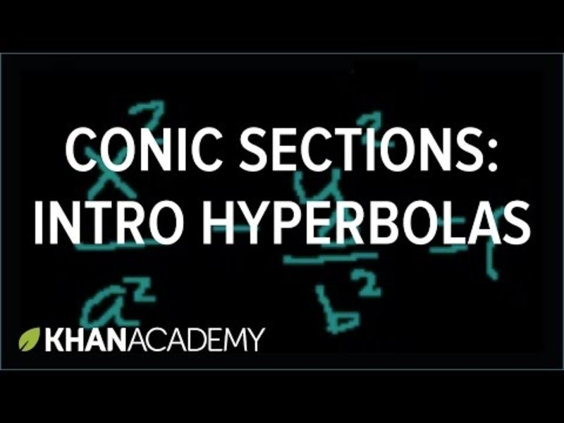 Conic Sections: Intro to Hyperbolas Instructional Video