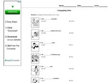 Conjugating Verbs Worksheet