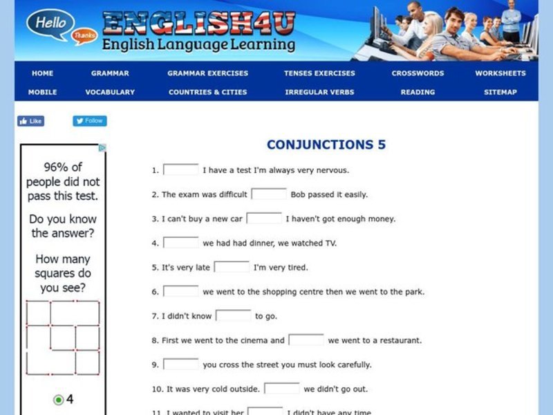 Conjunctions Interactive