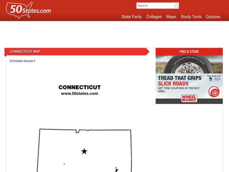 Connecticut Map Organizer