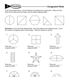 Congruent Shapes Worksheet