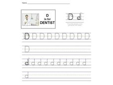 D is for Dentist: The Letter D Interactive