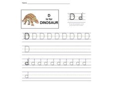 d is for Dinosaur: The Letter D Interactive