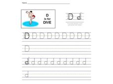 D is for Dive: The Letter D Interactive