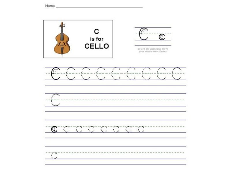 C is for Cello: The Letter C Interactive
