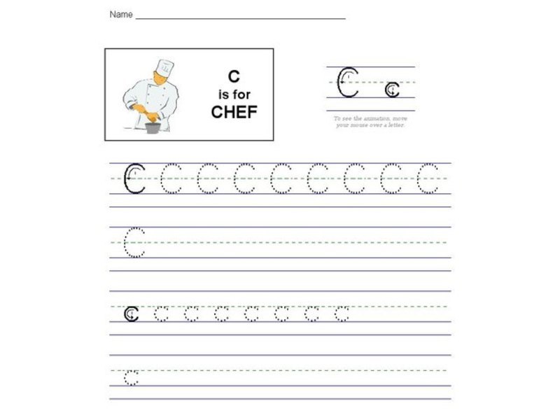 C is for Chef: The Letter C Interactive