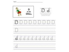 D is for Doll: The Letter D Interactive