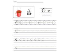 C is for Cup: The Letter C Interactive