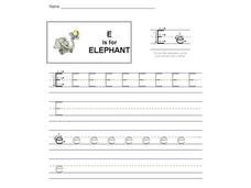 E is for Elephant: The Letter E Interactive