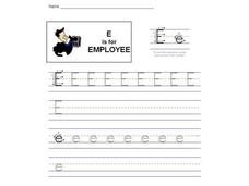 E is for Employee: The Letter E Interactive