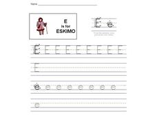 E is for Eskimo: The Letter E Interactive