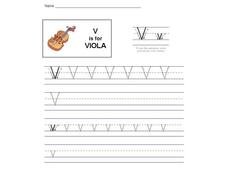 V is for Viola: The Letter V Interactive