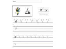 V is for Vase: The Letter V Interactive