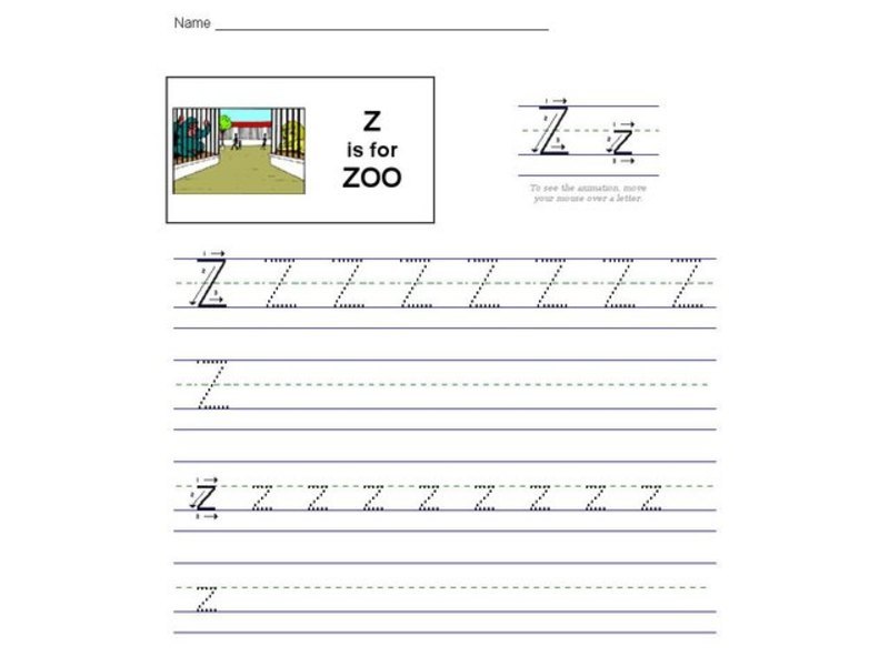 Z is for Zoo: The Letter Z Interactive
