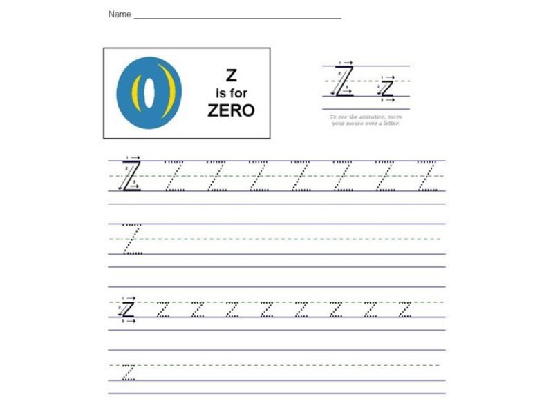 Z is for Zero: The Letter Z Interactive