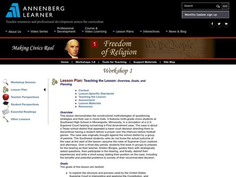 Constitution Lesson Plan