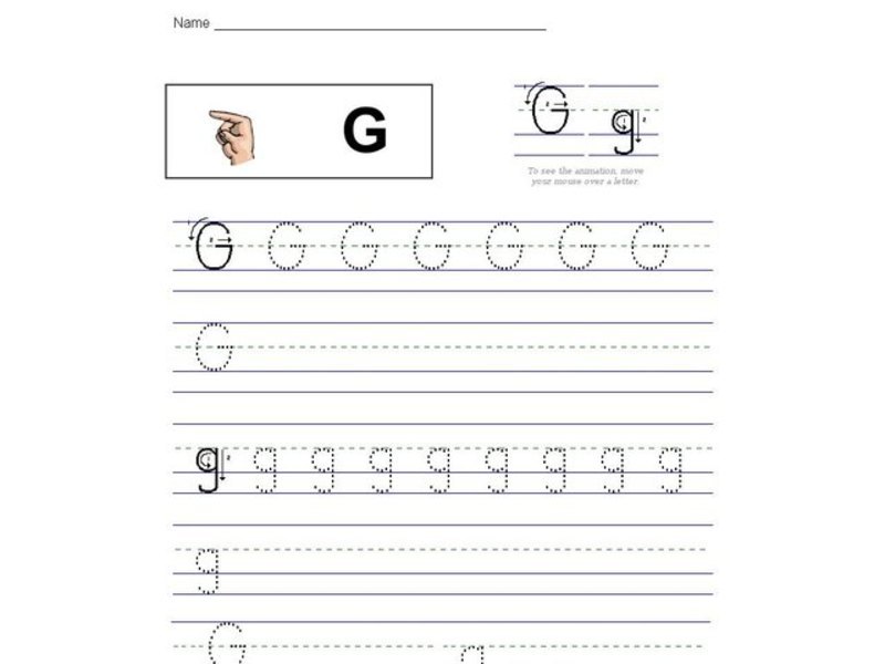 American Sign Language G Interactive