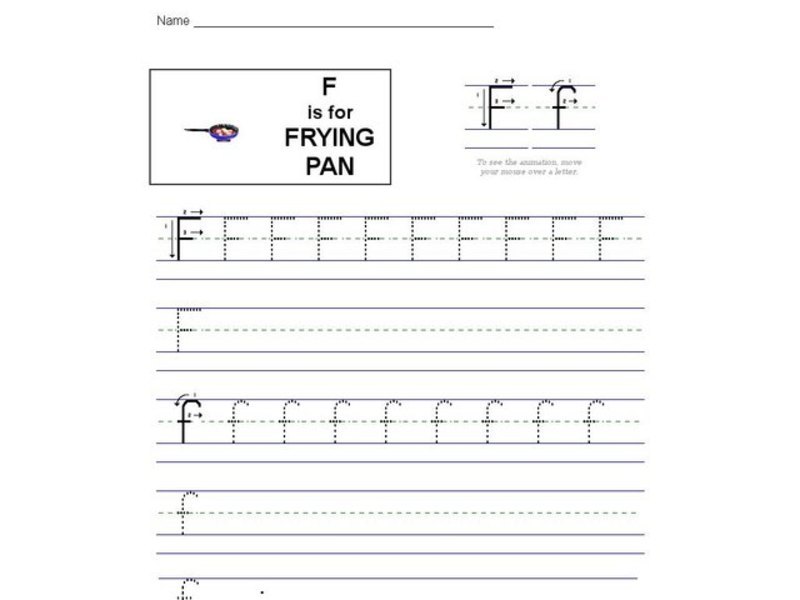 F is for Frying Pan Interactive