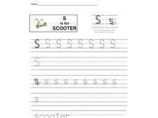 S is for Scooter: The Letter S Interactive