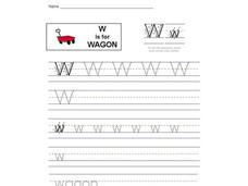 W is for Wagon: Letter Ww Interactive