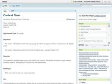 Context Clues Lesson Plan