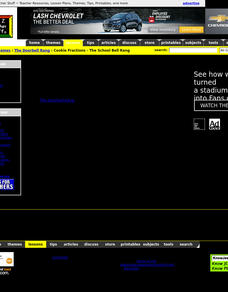 Cookie Fractions - The School Bell Rang Lesson Plan