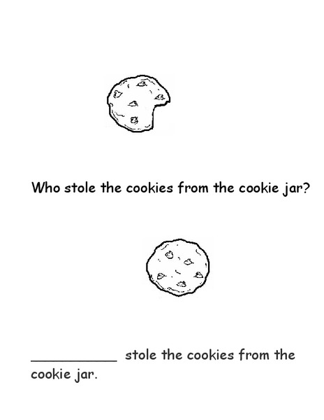 Cookie Jar Worksheet