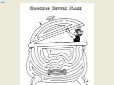Cooking Kettle Maze Worksheet
