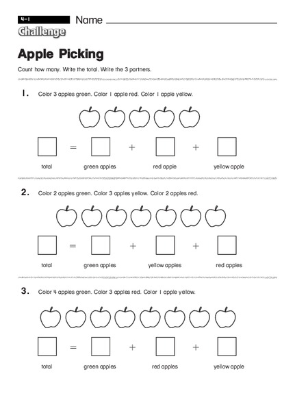Apple Picking: Addition Activity Interactive