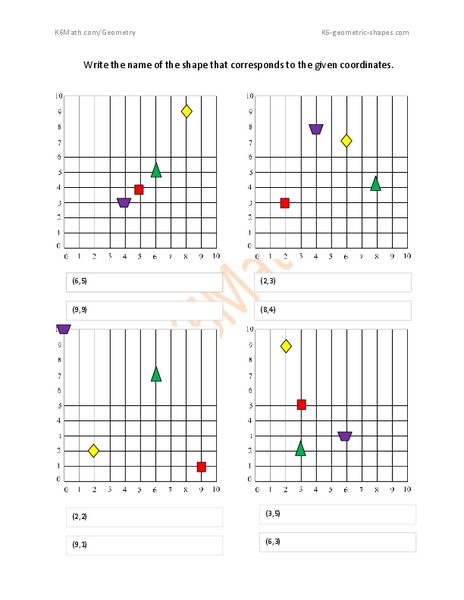 Coordinate Geometry Worksheet