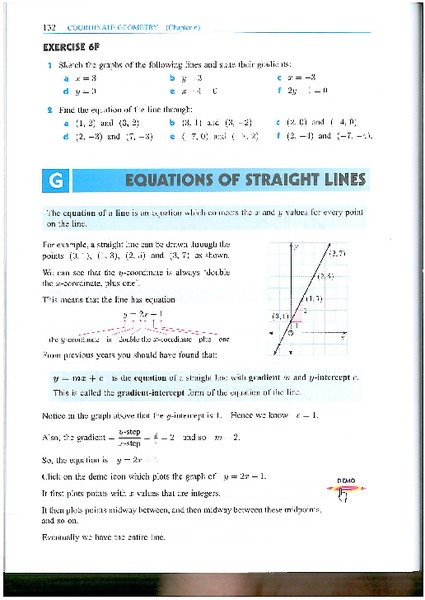 Coordinate Geometry Worksheet