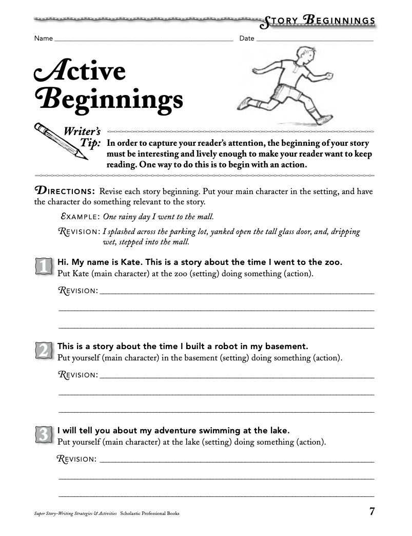 Active Beginnings Worksheet