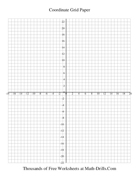 Coordinate Grid Paper Organizer
