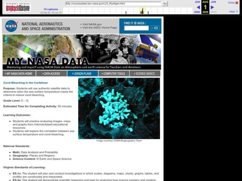 Coral Bleaching in the Caribbean Lesson Plan