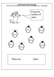 Count in Steps of One Worksheet