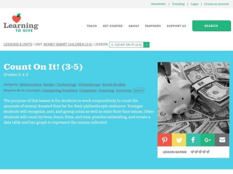 Count On It! Lesson Plan