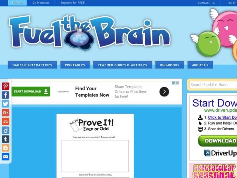 Brain Booster: Prove it! Even or Odd Interactive