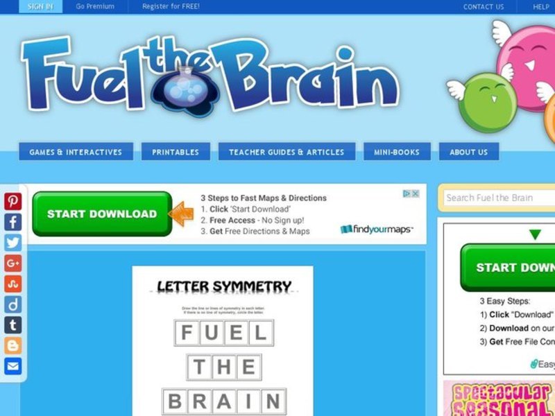 Letter Symmetry Interactive