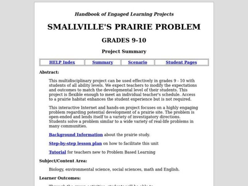 "Water, Water Everywhere and None to Drink" Lesson Plan