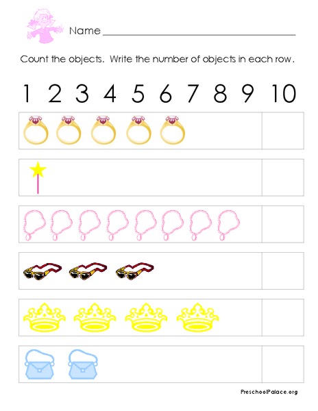 Count the Objects Lesson Plan