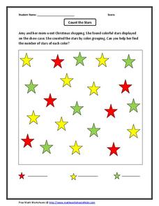 Count the Stars Worksheet
