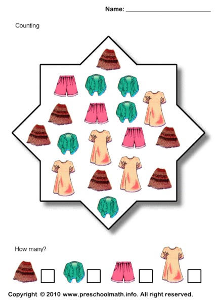 Counting 1-6 Worksheet