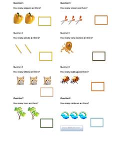 Counting 1-3 Worksheet