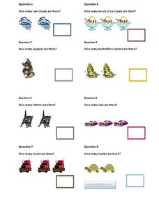 Counting 1-3 Worksheet